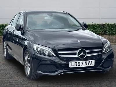 Used Mercedes C220 Premium 2017 Black Sedan