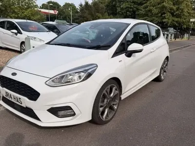 Used Ford Fiesta ST-Line 100 HP (73 kW) 2019 White Hatchback