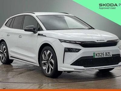 Used Skoda Enyaq iV SportLine 210 kW (286 HP) 2025 Moon white metallic SUV