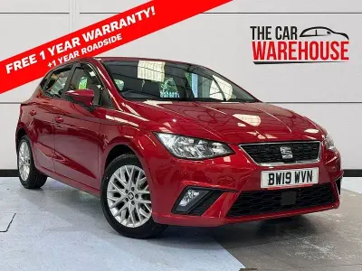 Used Seat Ibiza SE Technology 80 HP (58 kW) 2019 Red Hatchback