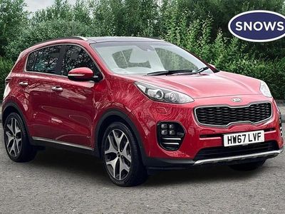 Used Kia Sportage GT-Line S 174 HP (127 kW) 2017 Red SUV