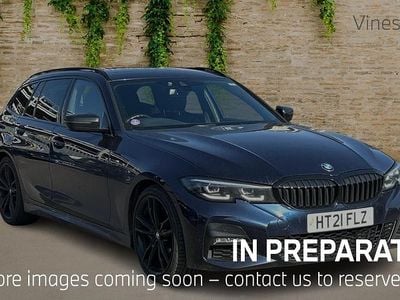 Used BMW 330 M Sport 258 HP (189 kW) 2021 Blue Estate