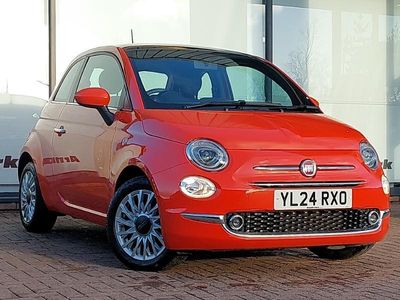 Orange Used 2024 Fiat 500 Hatchback | £11,998 (A bit pricey)