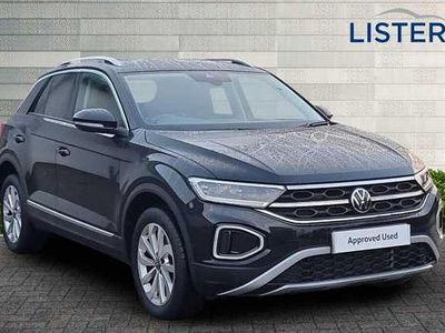 Black Used 2024 VW T-Roc Style SUV | £21,873 (Fair price)