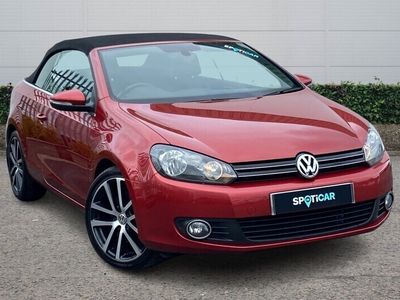 used VW Golf Cabriolet 2.0 TDI BLUEMOTION TECH GT DSG EURO 5 (S DIESEL FROM 2016 FROM CANNOCK (WS11 1SH) | SPOTICAR