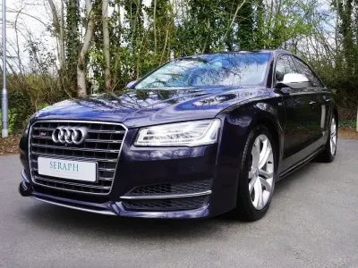 Used Audi S8 Comfort 2017 Blue Sedan