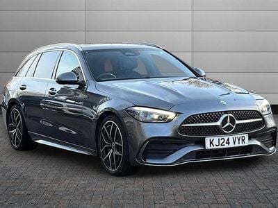 Used Mercedes C300 AMG Line Premium 258 HP (189 kW) 2024 Selenite grey Estate