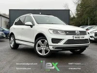 Used VW Touareg R-line 262 HP (192 kW) 2015 White SUV