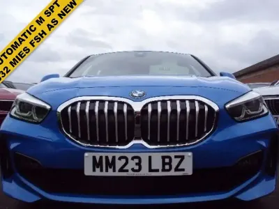 Used BMW 118 M Sport 136 HP (100 kW) 2023 Blue Hatchback