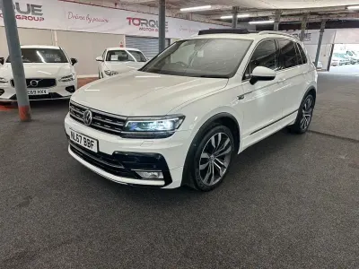 Used VW Tiguan R-line 150 HP (110 kW) 2017 White SUV