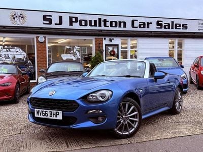 Blue Used 2016 Fiat 124 Spider Lusso Cabriolet | £10,990 (Fair price)