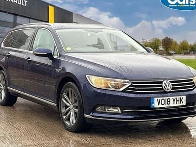 Used VW Passat GT 150 HP (110 kW) 2018 Blue Estate