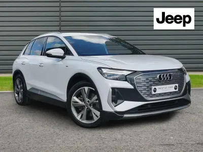 Second-hand Audi Q4 e-tron S-Line 150 kW (204 CP) 2021 Alb SUV