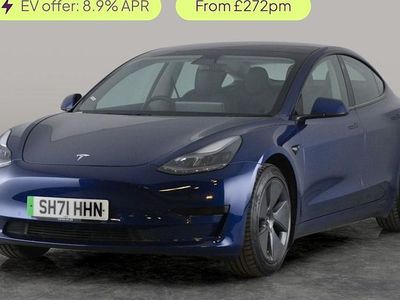 Used Tesla Model 3 Standard Range 208 kW (283 HP) 2021 Blue Sedan