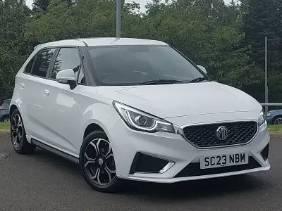 Used MG MG3 Exclusive 106 HP (77 kW) 2023 White Hatchback