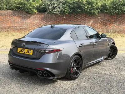 New Alfa Romeo Giulia Quadrifoglio 520 HP (382 kW) 2026 Grey Sedan