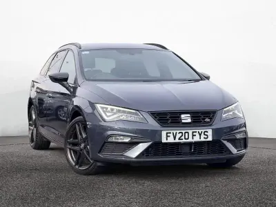 Begagnad Seat Leon Black Edition 2020 Grå Kombi