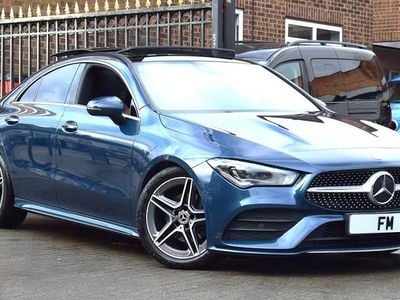 Used Mercedes CLA180 AMG Line Premium Plus 136 HP (100 kW) 2020 Blue Sedan