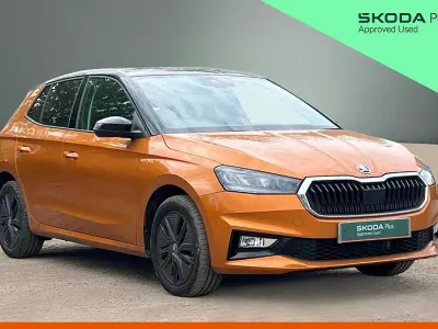 Used Skoda Fabia Design Edition 80 HP (58 kW) 2025 Orange Hatchback