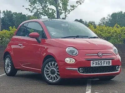 Used Fiat 500 Lounge 69 HP (50 kW) 2019 Red Hatchback
