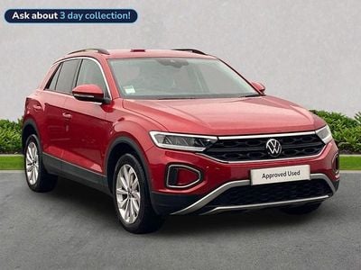 Red Used 2023 VW T-Roc Life SUV | £17,405 (Good price)