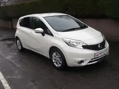 Used Nissan Note Acenta Premium 90 HP (66 kW) 2016 White Hatchback