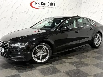 Used Audi A7 Sportback Black Edition 214 HP (157 kW) 2018 Black Hatchback