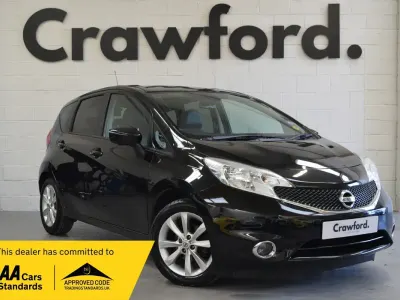 Używany Nissan Note Tekna 90 KM (66 kW) 2014 Czarny Hatchback