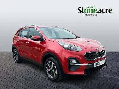 Used Kia Sportage 130 HP (95 kW) 2021 Red SUV