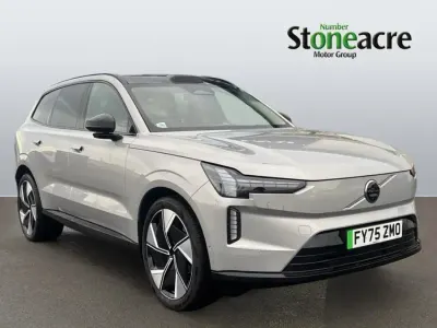 Nowe Volvo EX90 Performance 380 kW (517 KM) 2025 Srebrny SUV