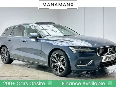 Used Volvo V60 Inscription 190 HP (139 kW) 2019 Blue Estate