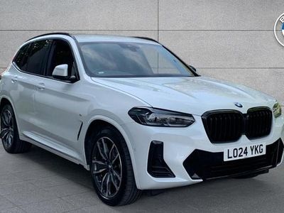 White Used 2024 BMW X3 M Sport SUV | £36,790 (Good price)