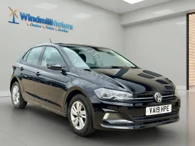 Used VW Polo SE 65 HP (47 kW) 2019 Black Hatchback