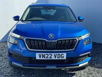 Begagnad Skoda Kamiq SE L Executive 150 HK (110 kW) 2022 Blå SUV