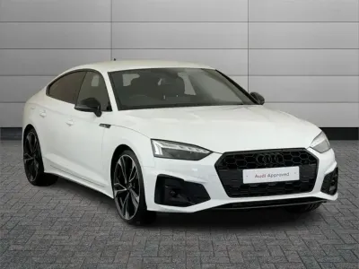 Used Audi A5 Black Edition 200 HP (147 kW) 2022 White Coupe