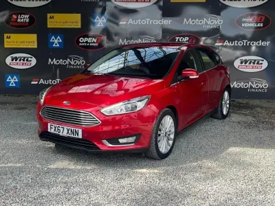 Used Ford Focus Titanium X 182 HP (133 kW) 2017 Red Hatchback