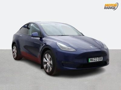 Used Tesla Model Y Long Range AWD 378 kW (514 HP) 2022 Blue SUV