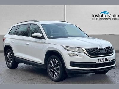 White Used 2020 Skoda Kodiaq SE Drive SUV | £19,150 (Fair price)