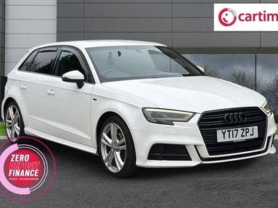 Used Audi A3 Sportback S-Line 150 HP (110 kW) 2017 White Hatchback