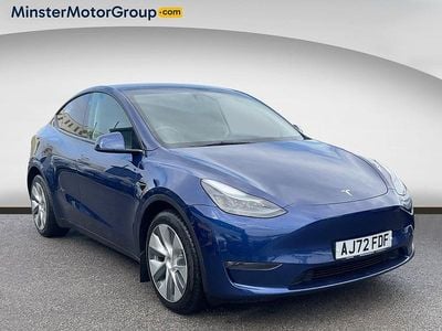 Used Tesla Model Y Long Range AWD 378 kW (514 HP) 2022 Blue SUV