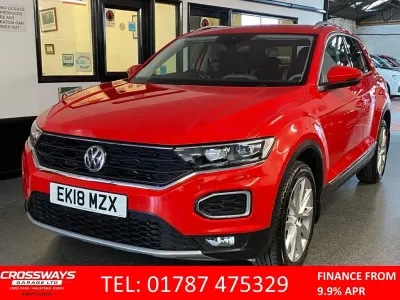 Used VW T-Roc SEL 150 HP (110 kW) 2018 Red SUV