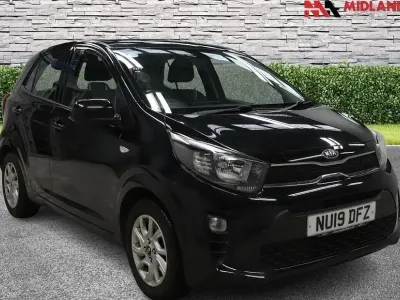 Used Kia Picanto 66 HP (48 kW) 2019 Black Hatchback
