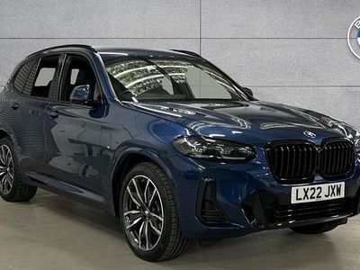 Used BMW X3 M Sport 187 HP (137 kW) 2022 Blue SUV
