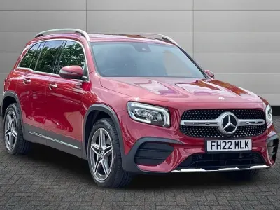 Used Mercedes GLB200 AMG Line Premium 163 HP (119 kW) 2022 Red SUV