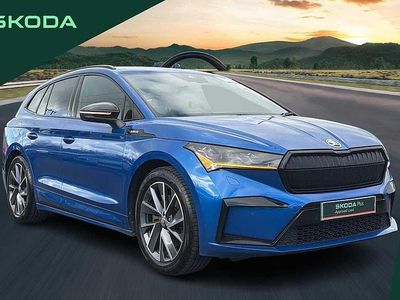 Used Skoda Enyaq iV SportLine 194 kW (265 HP) 2022 Blue SUV