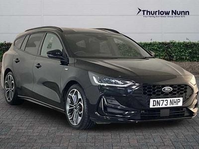 Black Used 2024 Ford Focus ST-Line X Estate | £19,140 (Fair price)