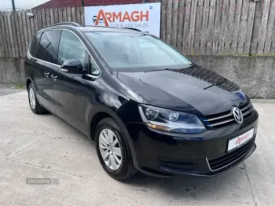 Used VW Sharan SE 140 HP (102 kW) 2015 Black MPV