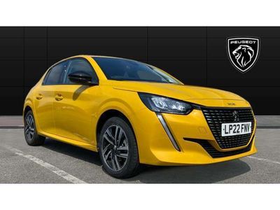 Used Peugeot 208 Allure Premium 101 HP (74 kW) 2022 Yellow Hatchback