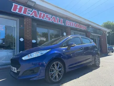 Used Ford Fiesta ST-Line 140 HP (102 kW) 2016 Blue Hatchback