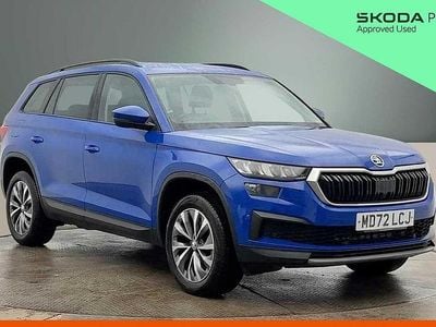 Used Skoda Kodiaq SE Drive 147 HP (108 kW) 2023 Energy blue SUV